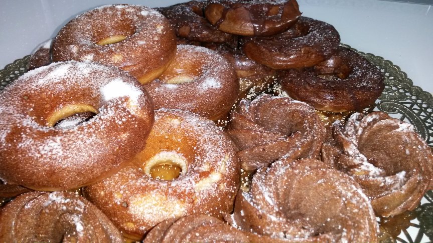 «Dónuts» caseros SUPERLIGHT, sin harina, sin azúcar y sin&nbsp;grasas